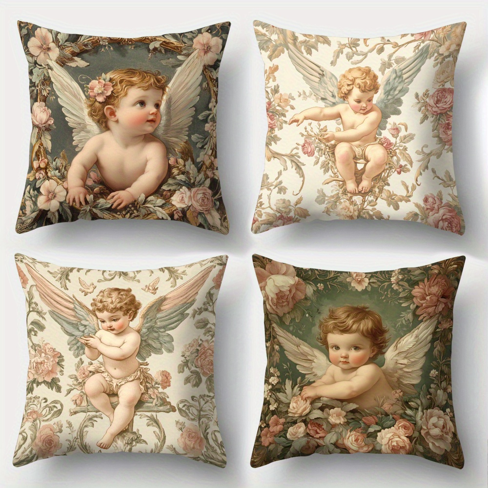 ปลอกหมอนลายดอกไม้พิมพ์ลายเทวดา - Baby Nursery Chair บทวิจารณ์และราคา