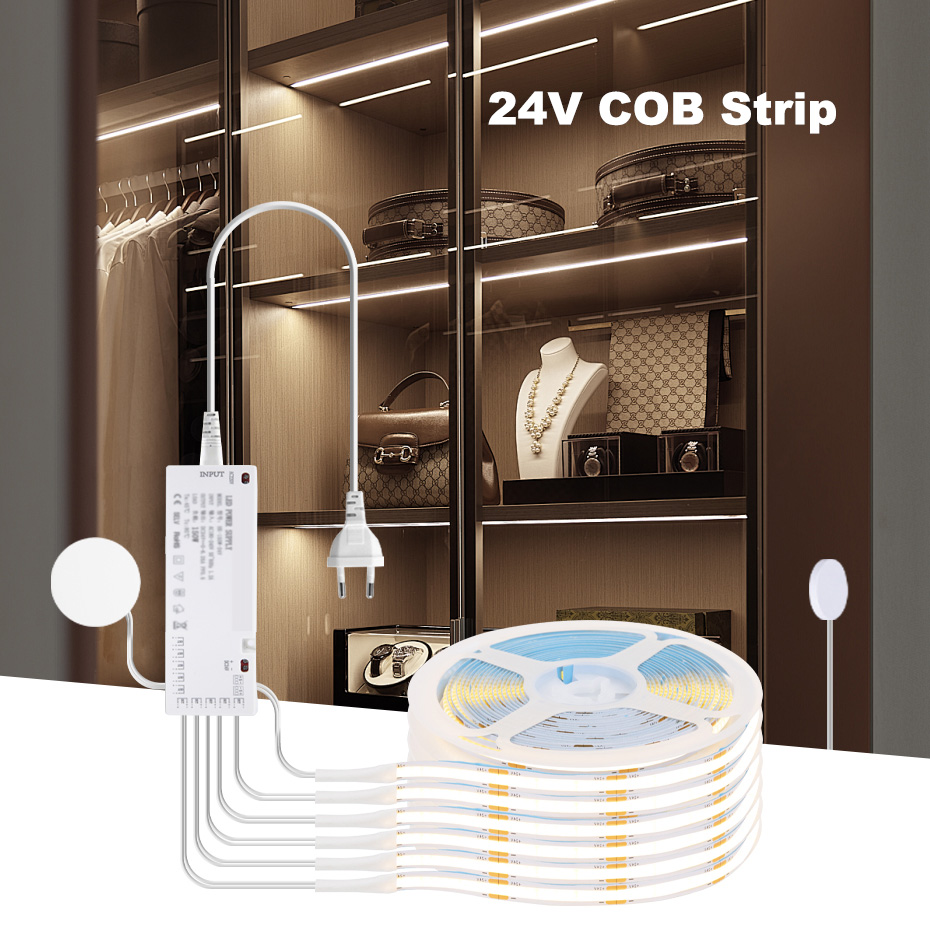 24V COB LED Strip EU/US/AU/UK  - Drawer Dresser White บทวิจารณ์และราคา