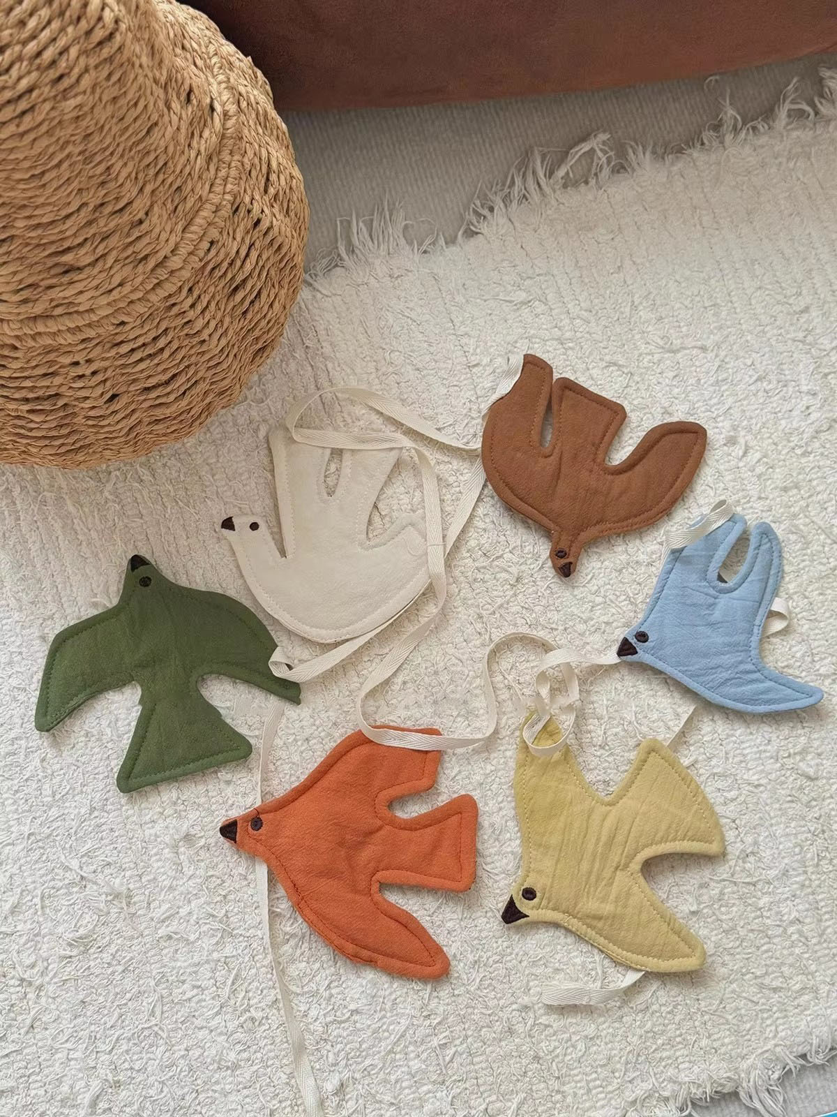 ธงผ้ารูปนกสำหรับตกแต่งห้องเด็ก - Baby Nursery Home บทวิจารณ์และราคา