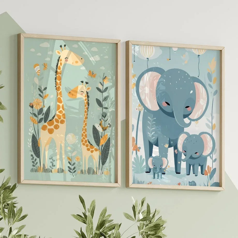 สิงโต กวาง ยีราฟ ทูแคน สุนัขจิ - Baby Nursery Giraffe บทวิจารณ์และราคา